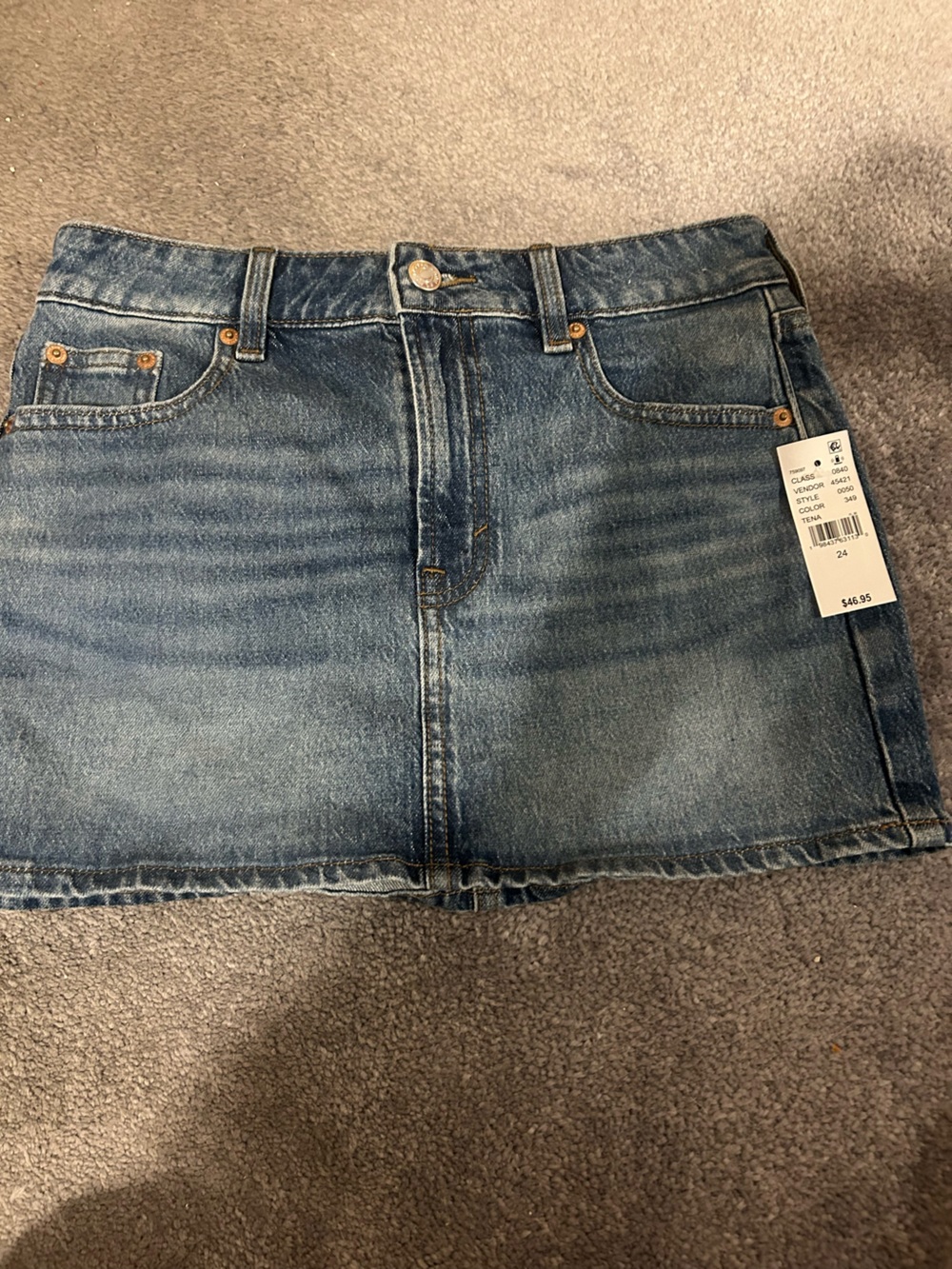 Pacsun bella mid rise mini skirt size 24
